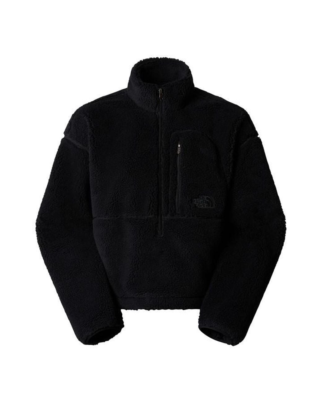 The North Face Black Extreme Pullover 1/4 Zip Pile Fleece
