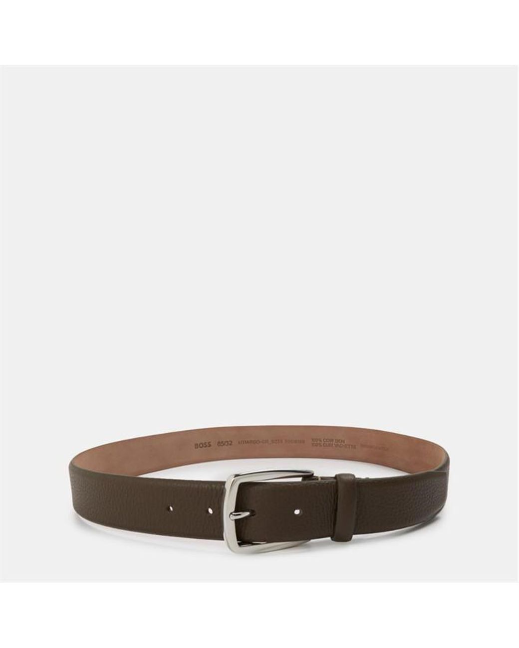 Boss Brown Lotardo Leather Belt for men
