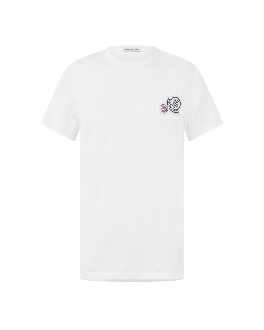 Moncler White Pg Sundown Logo Ts Sn44 for men