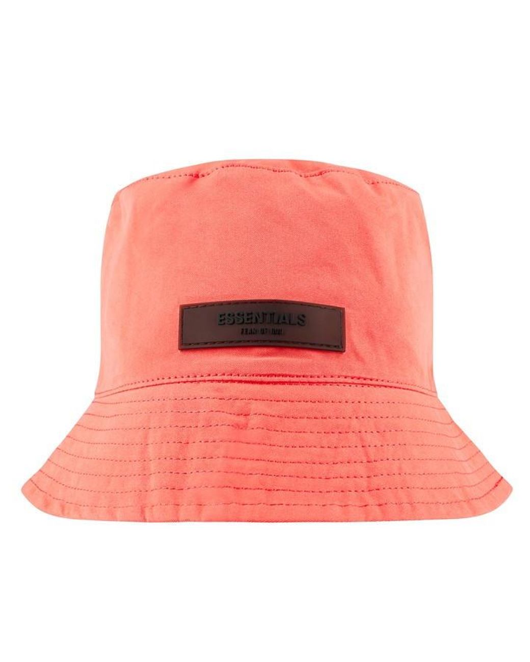 Fear of God ESSENTIALS Bucket Hat in Pink for Men | Lyst UK