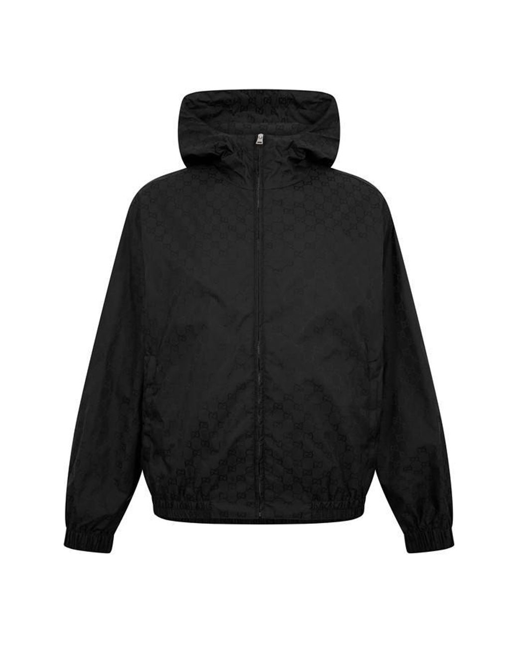 Gucci Black Nylon Gg Jkt Sn61 for men