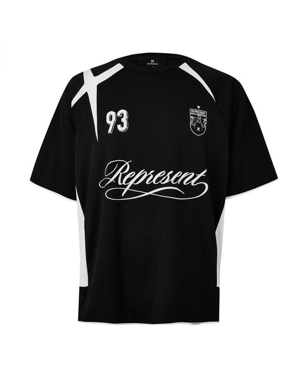 Represent Black Star Football Shirt for men