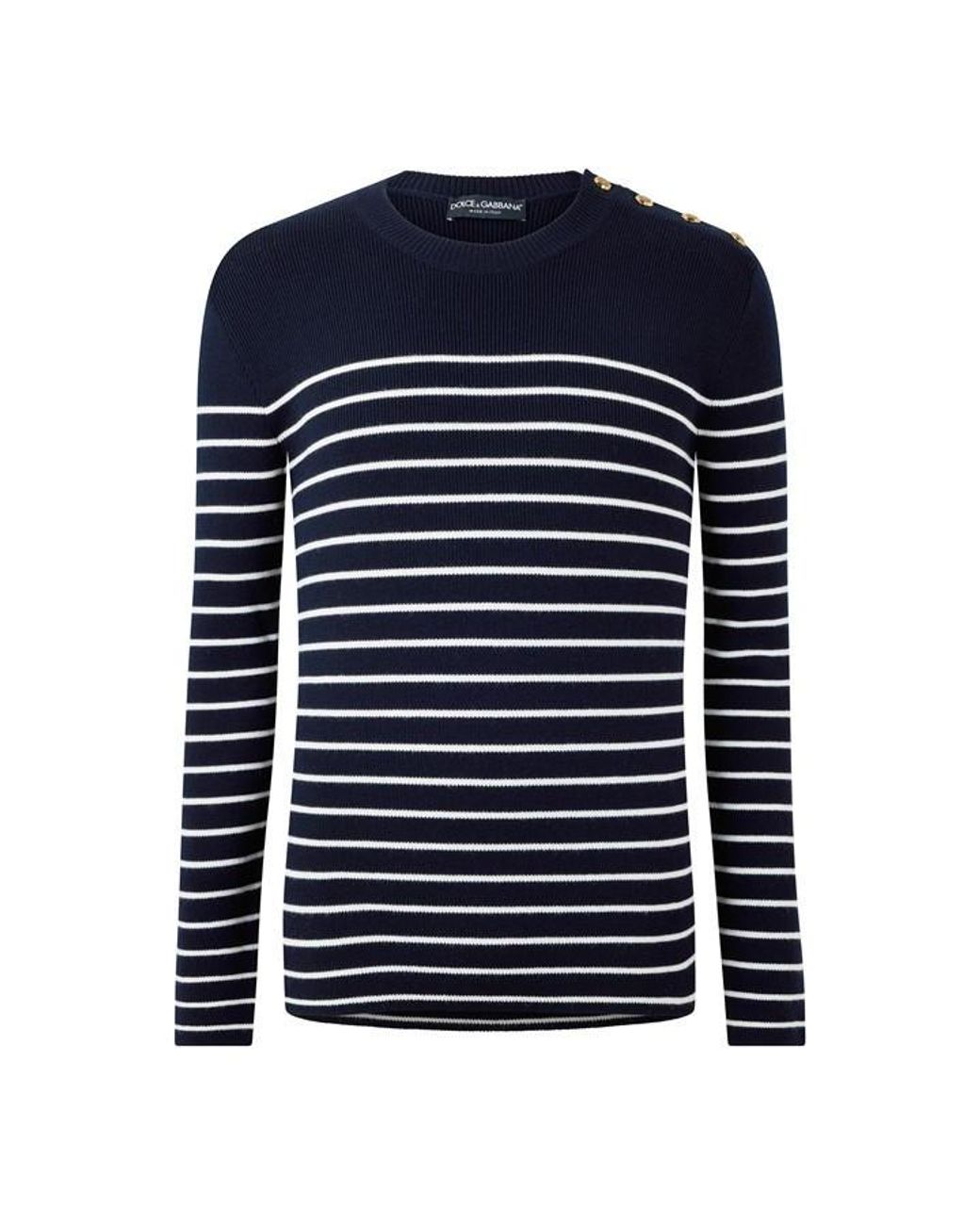 Dolce & Gabbana Blue Dg Marina Stripe Jmp Sn63 for men