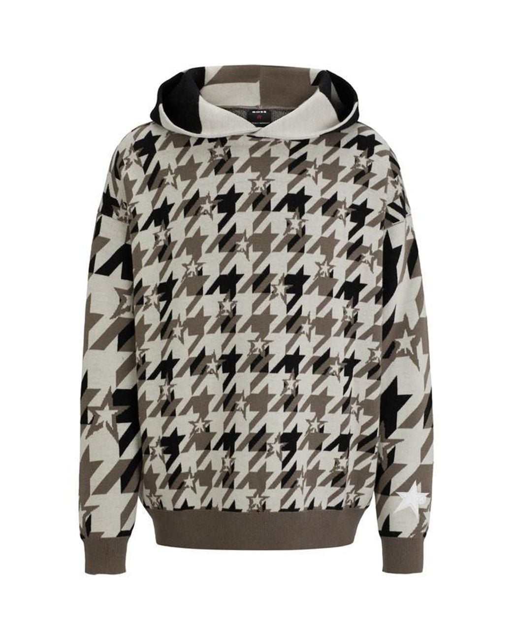 Boss Black Pull Over Hoodie for men