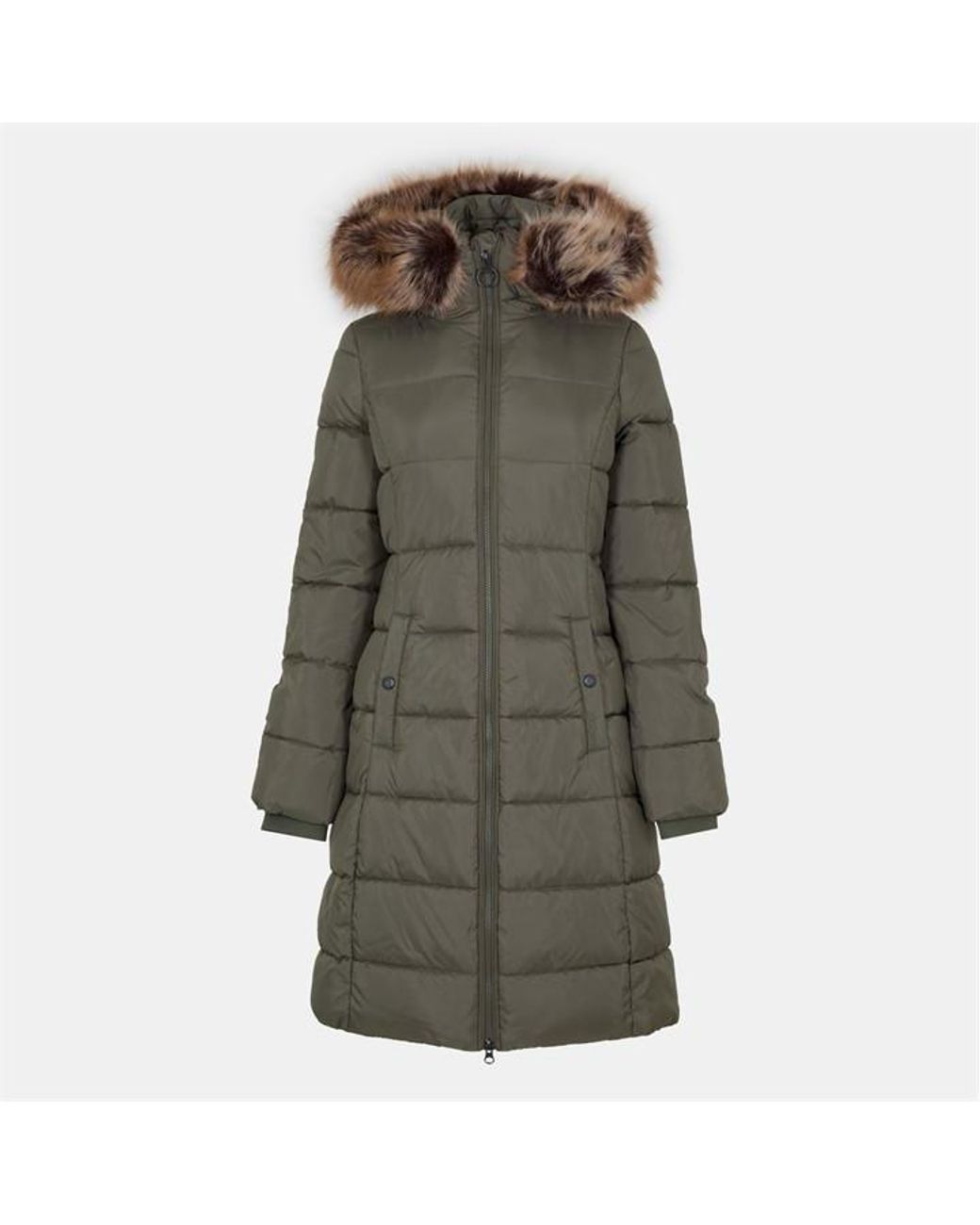 Barbour Green Rosoman Quilted Jacket