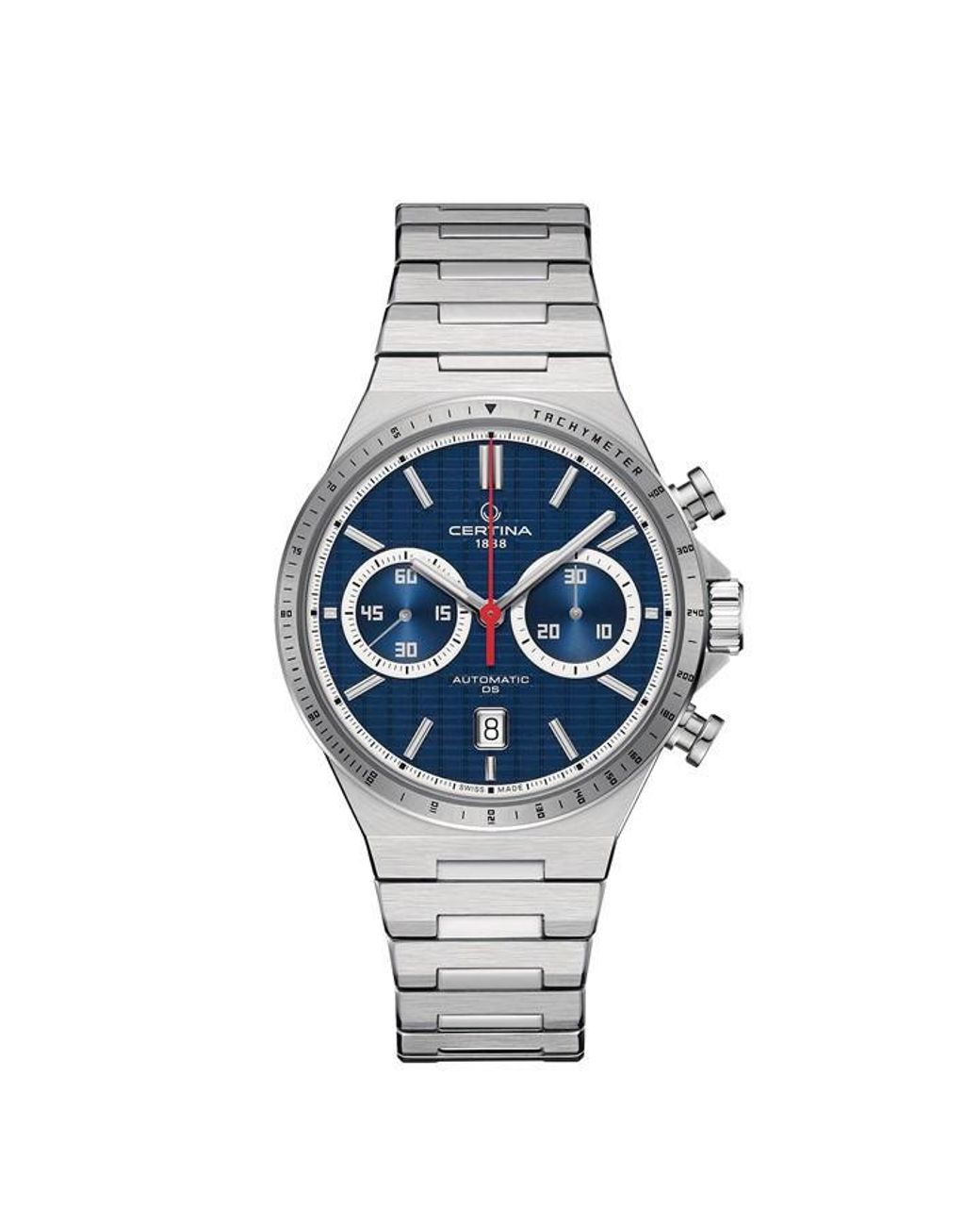 Certina Metallic Ds-7 Chrono Auto Watch for men