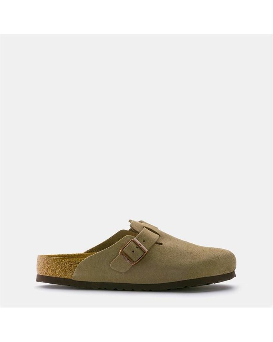 Birkenstock Green Boston Suede for men