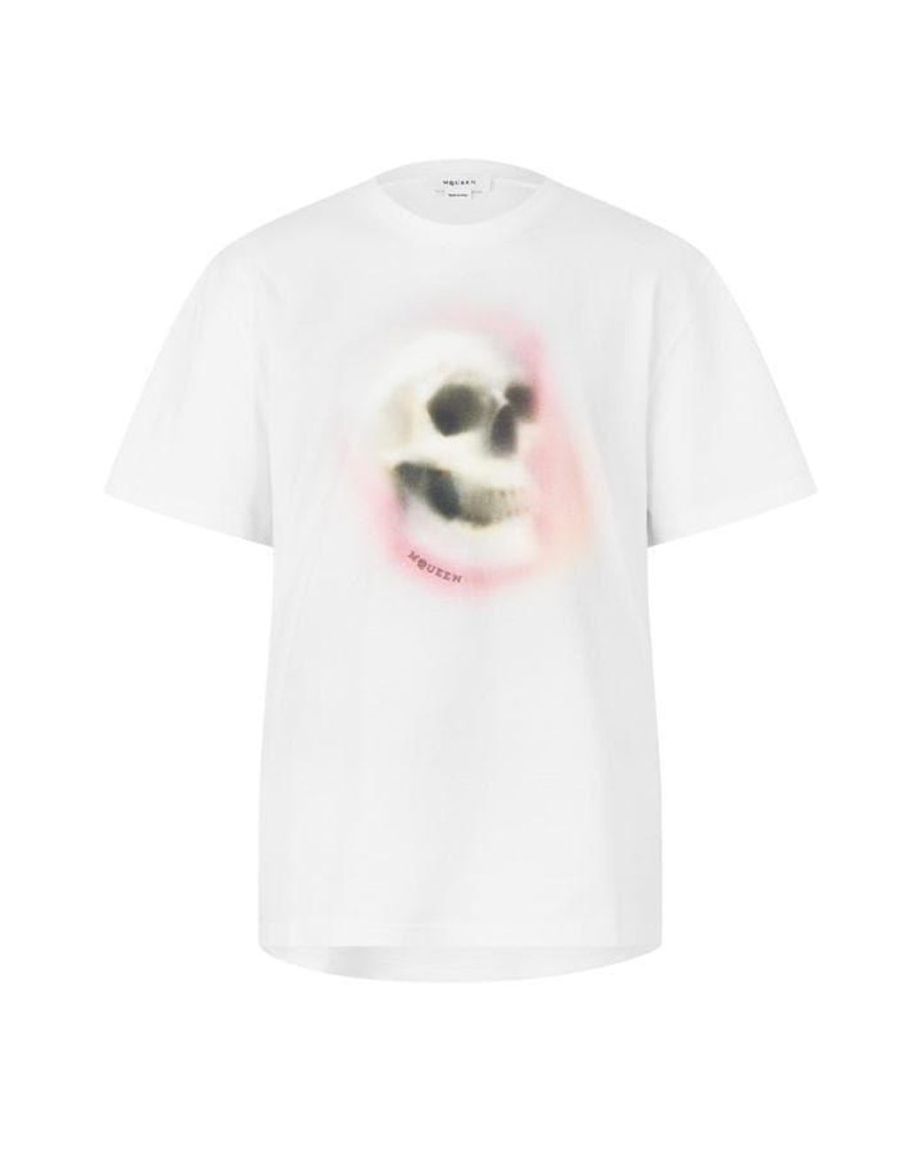McQueen White Alex Skull Tee Sn64 for men