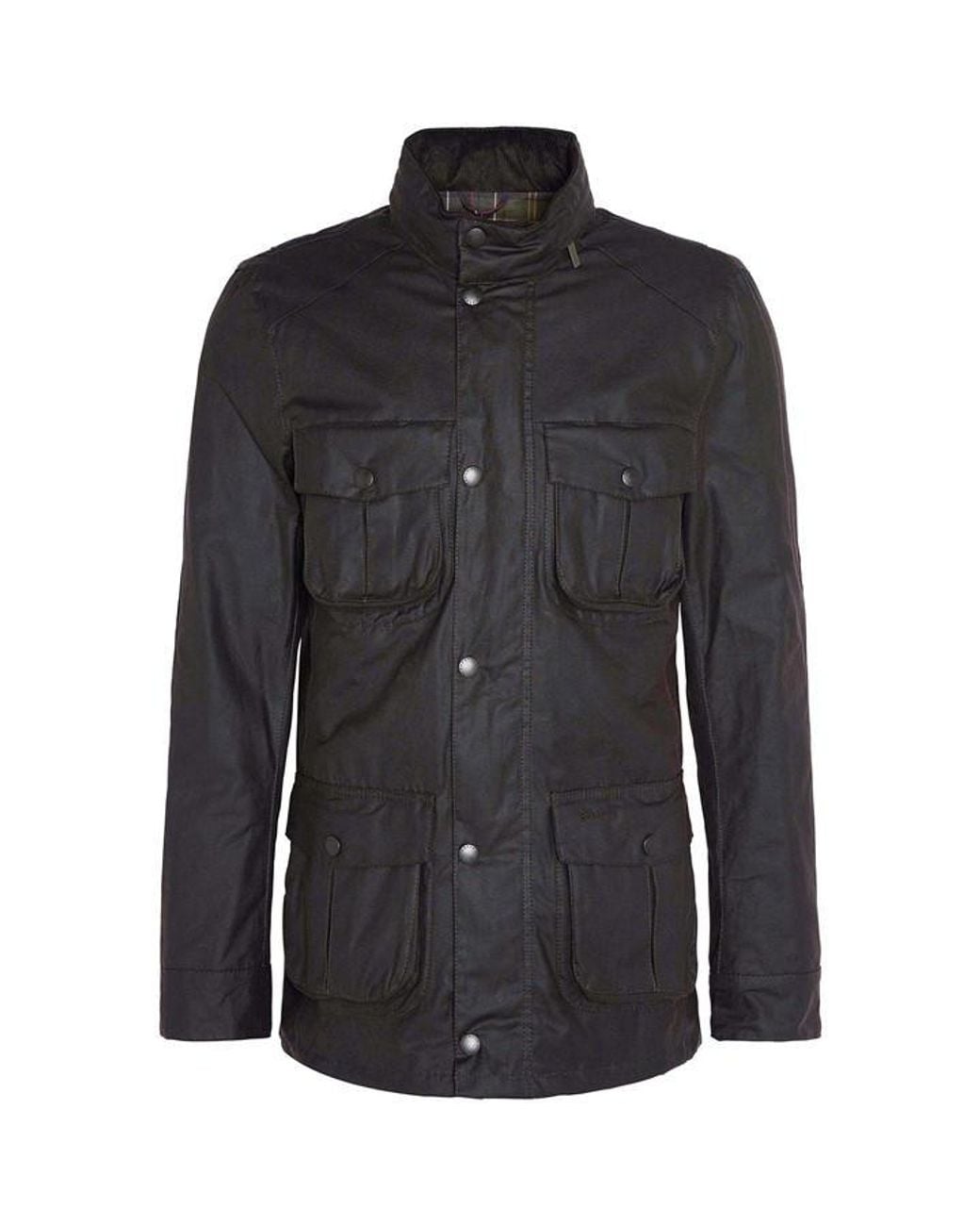 Barbour Black Corbridge Water Resistant Waxed Tailored Fit Wax Jacket for men