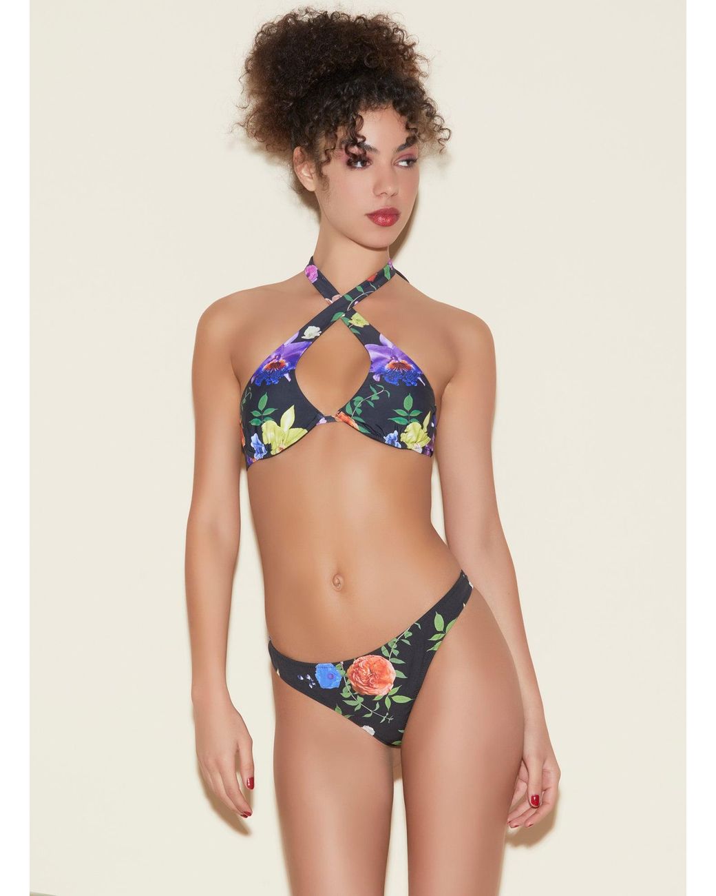 Fleur du Mal Synthetic Enchanted Garden Bikini Top | Lyst