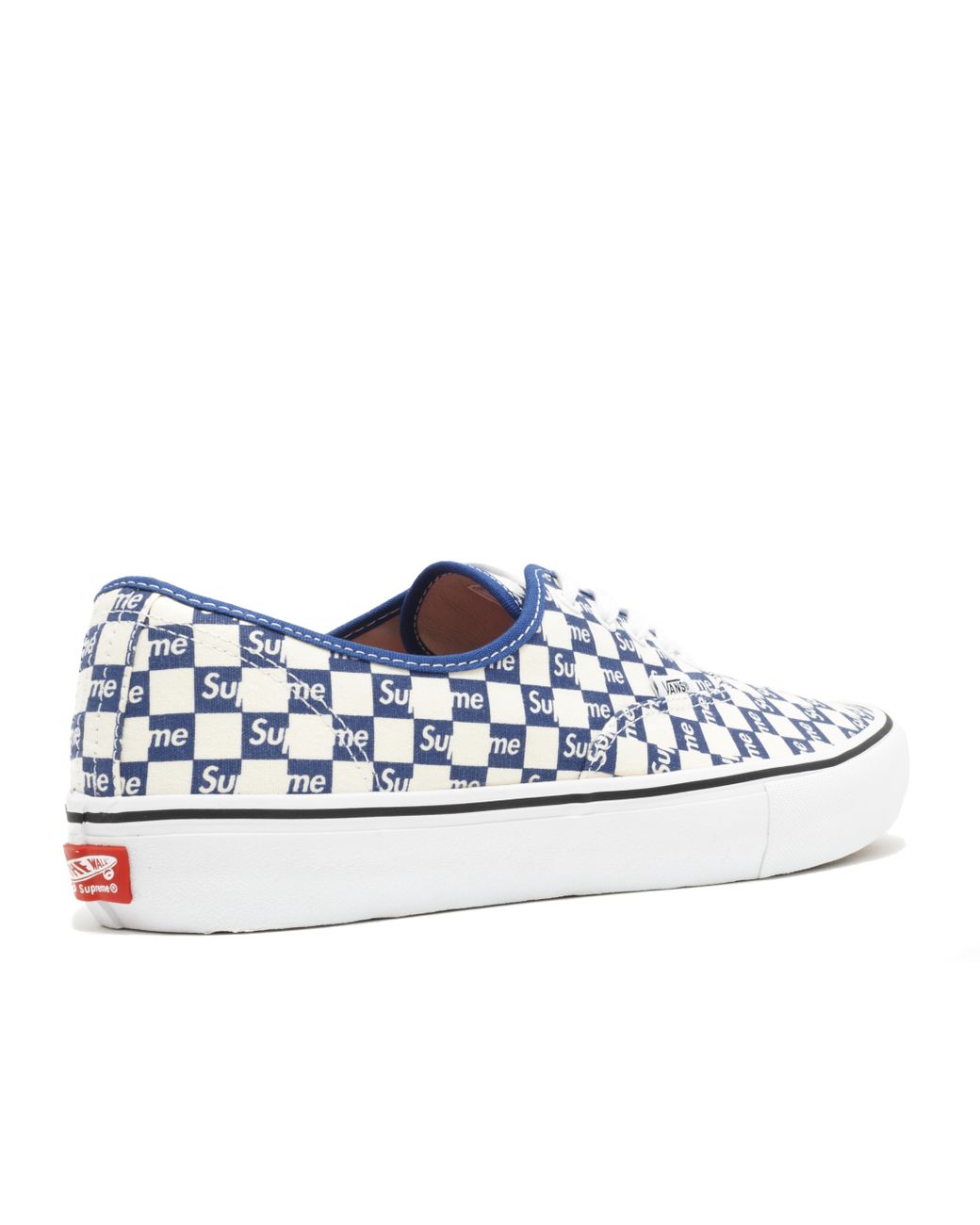 supreme x vans checkered