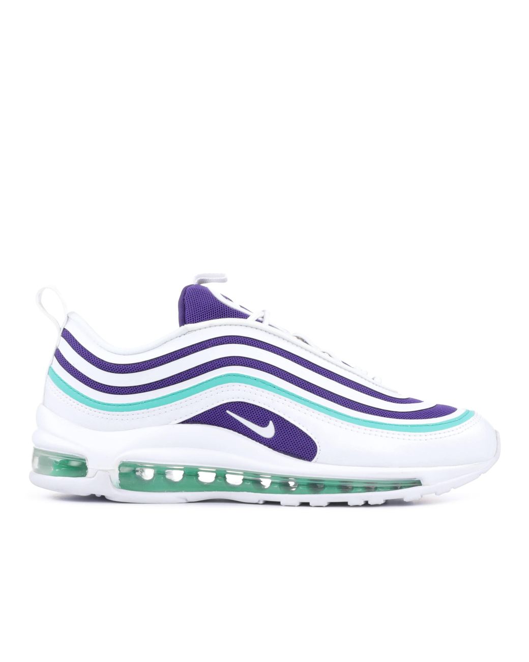 Nike Women's Air Max 97 Ultra '17 Se Lace Up Sneakers in White/Purple
