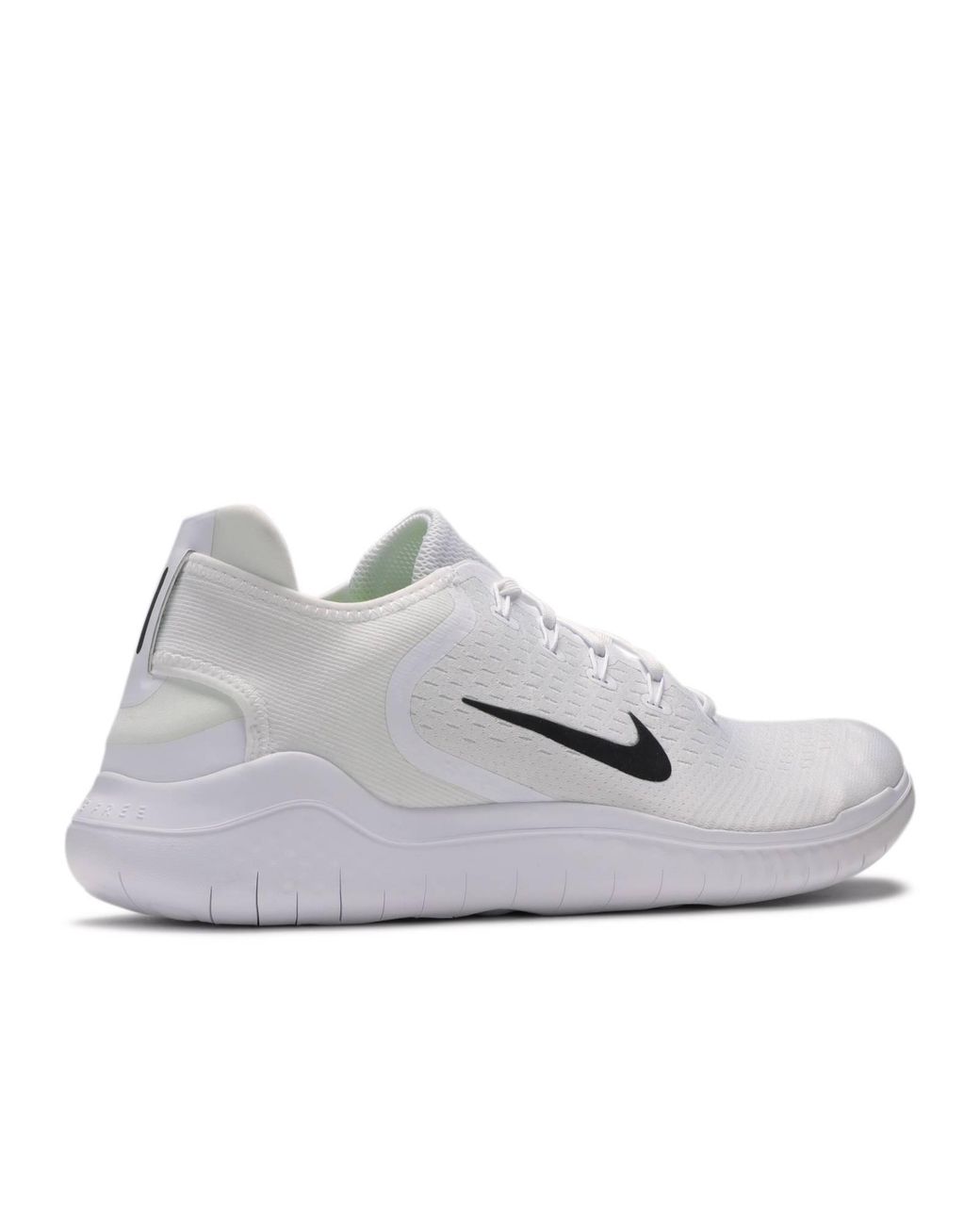 nike free rn 2018 black and white