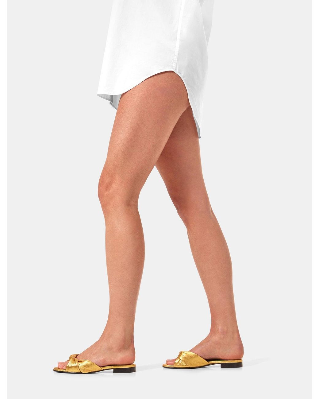Florrie London Metallic Emma Flat 15