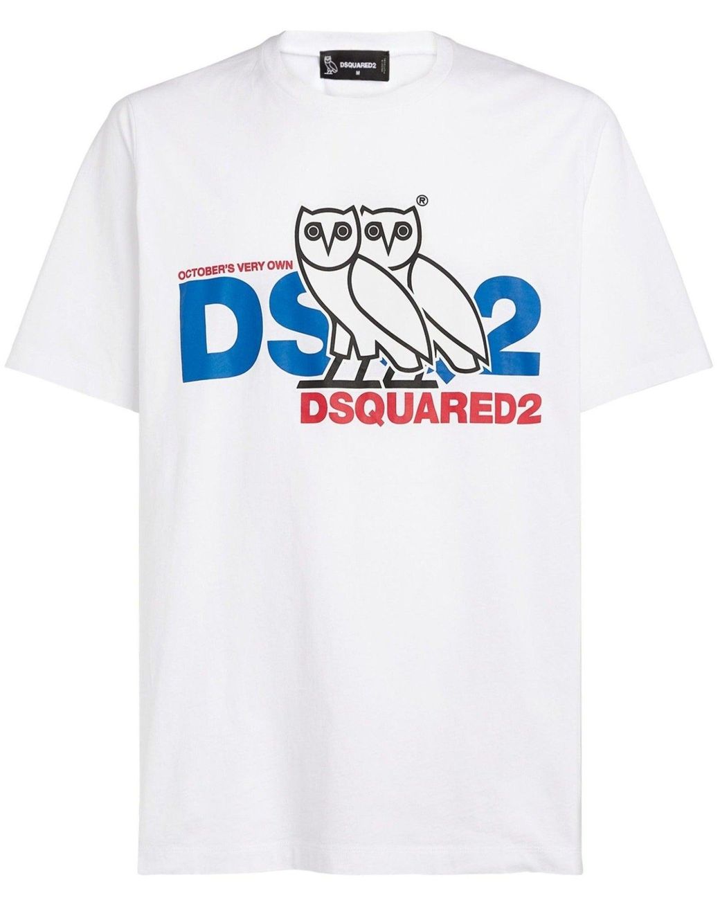 DSquared² X Ovo Logo T-shirt in White for Men | Lyst