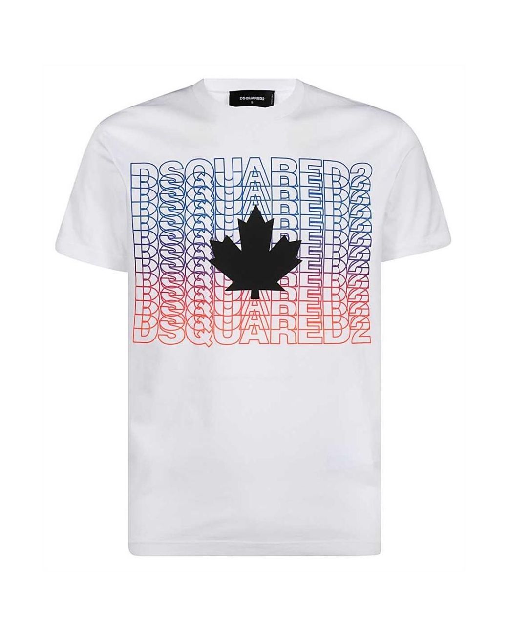 DSquared² Cotton Multi Logo Maple Leaf 