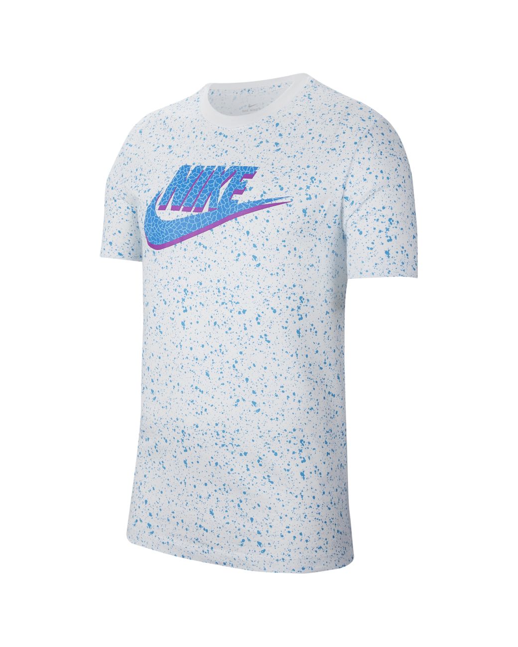 Nike Cotton Swoosh All Over Print T-shirt in White for Men - Lyst