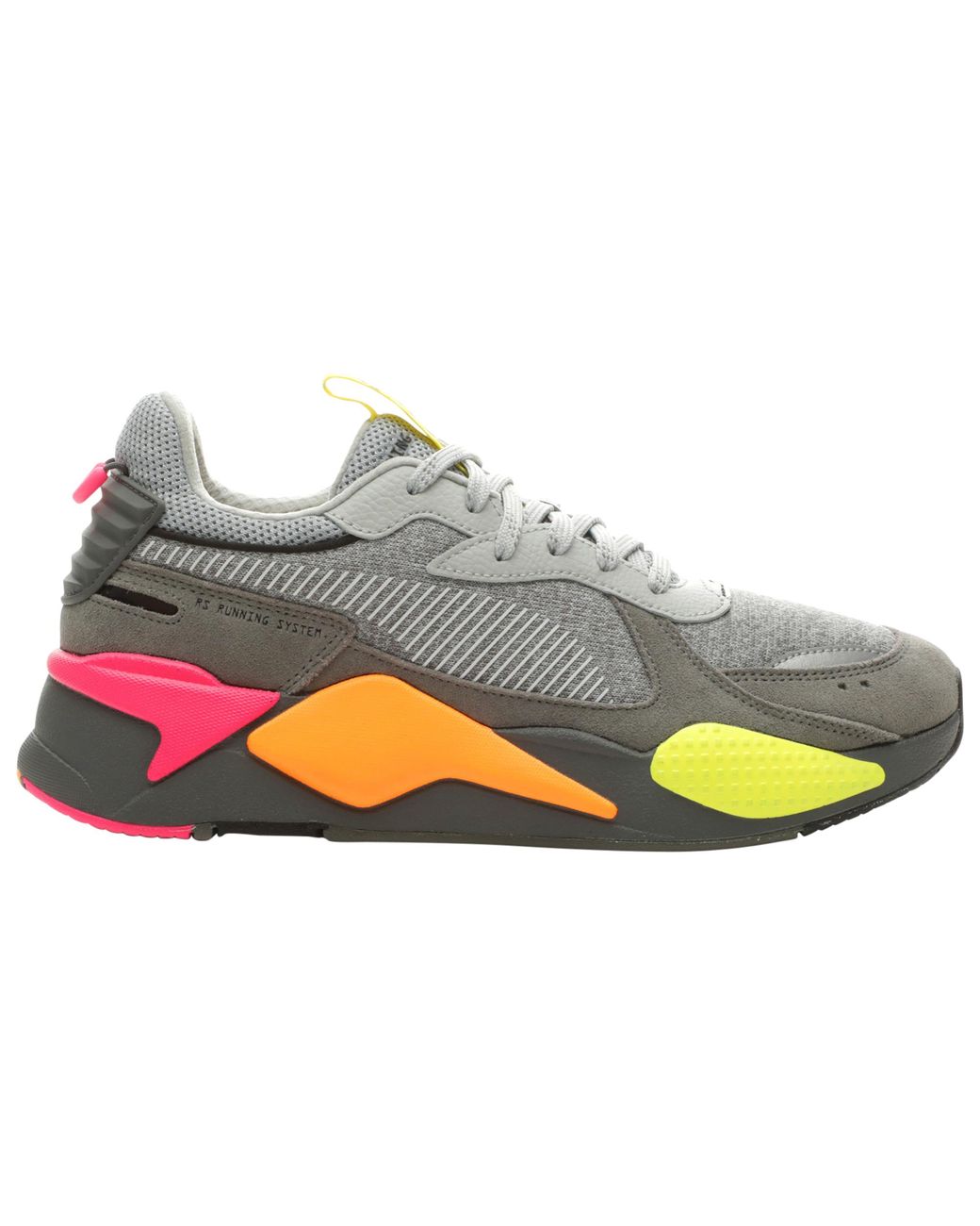 puma rs x grey yellow