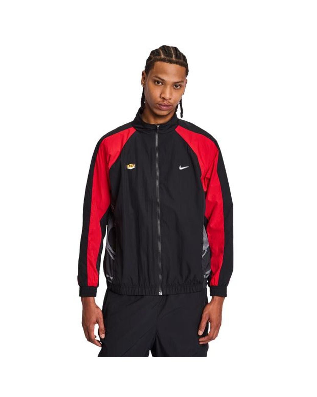 Nike Red Tuned Track Tops for men