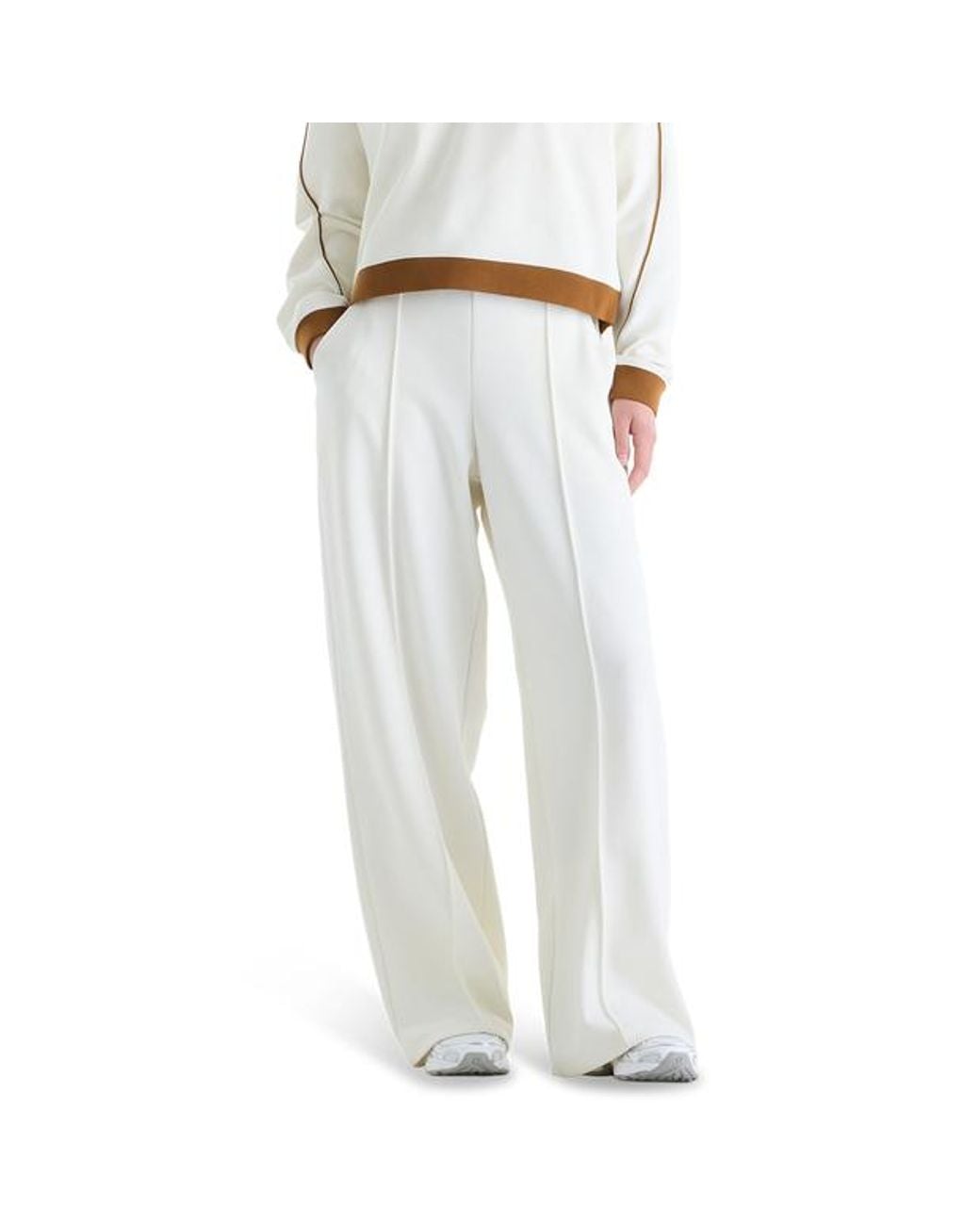New Balance White Sport Legacy Pants