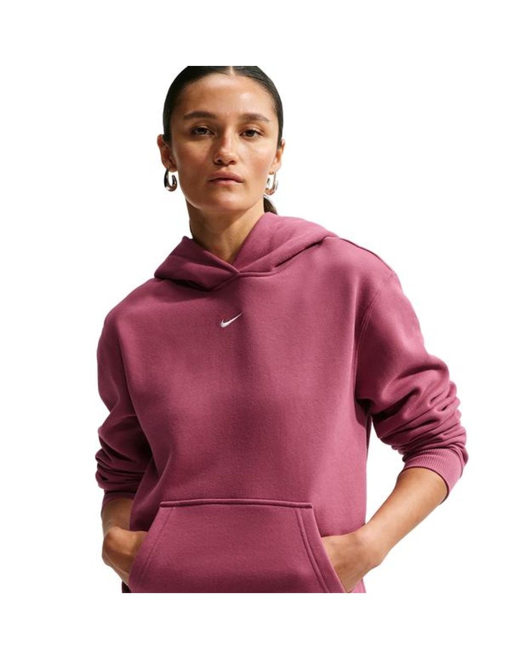 Nike Red Fleece Hoodies