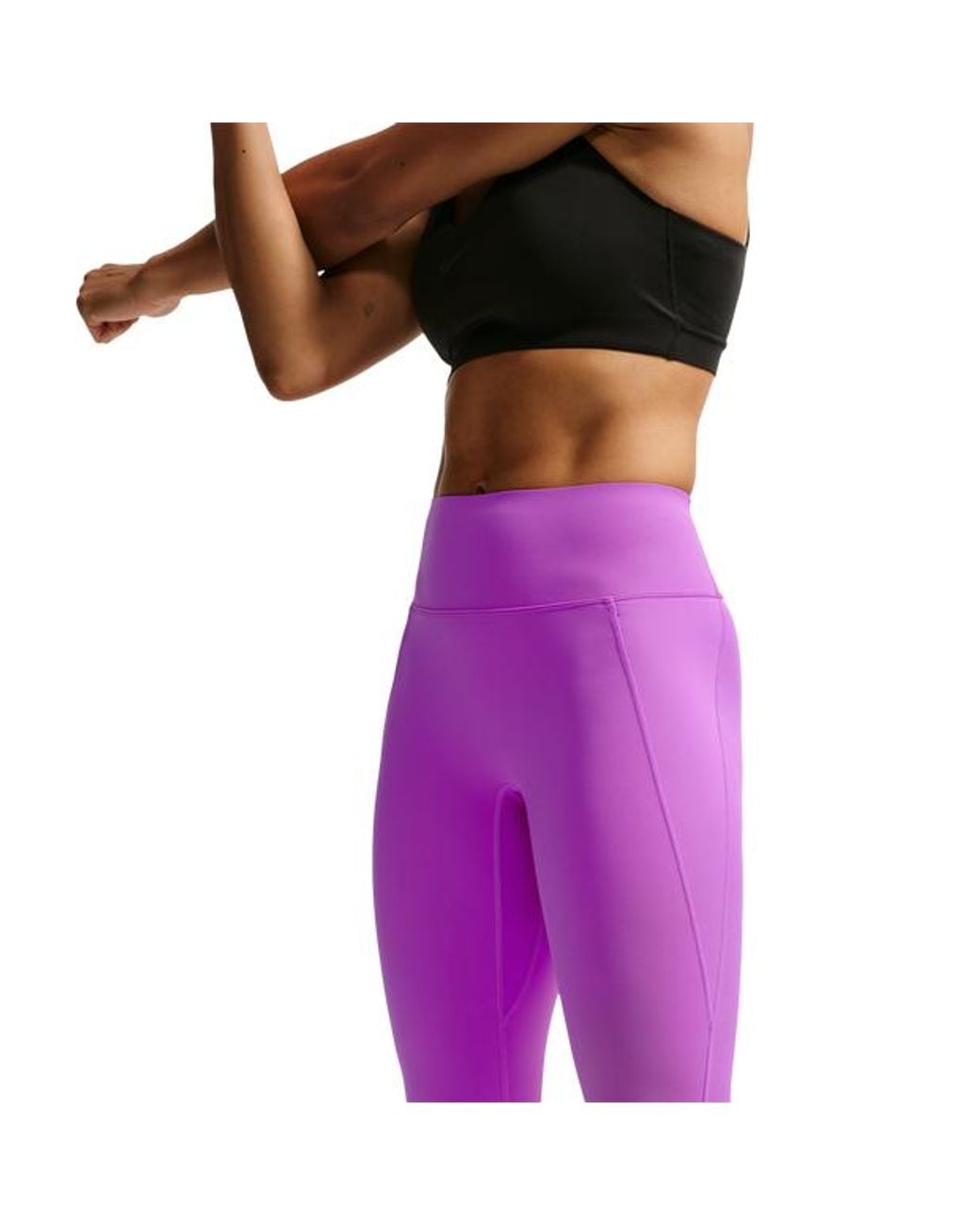 Nike Purple Universa High-Waisted 7/8 Leggings Leggings