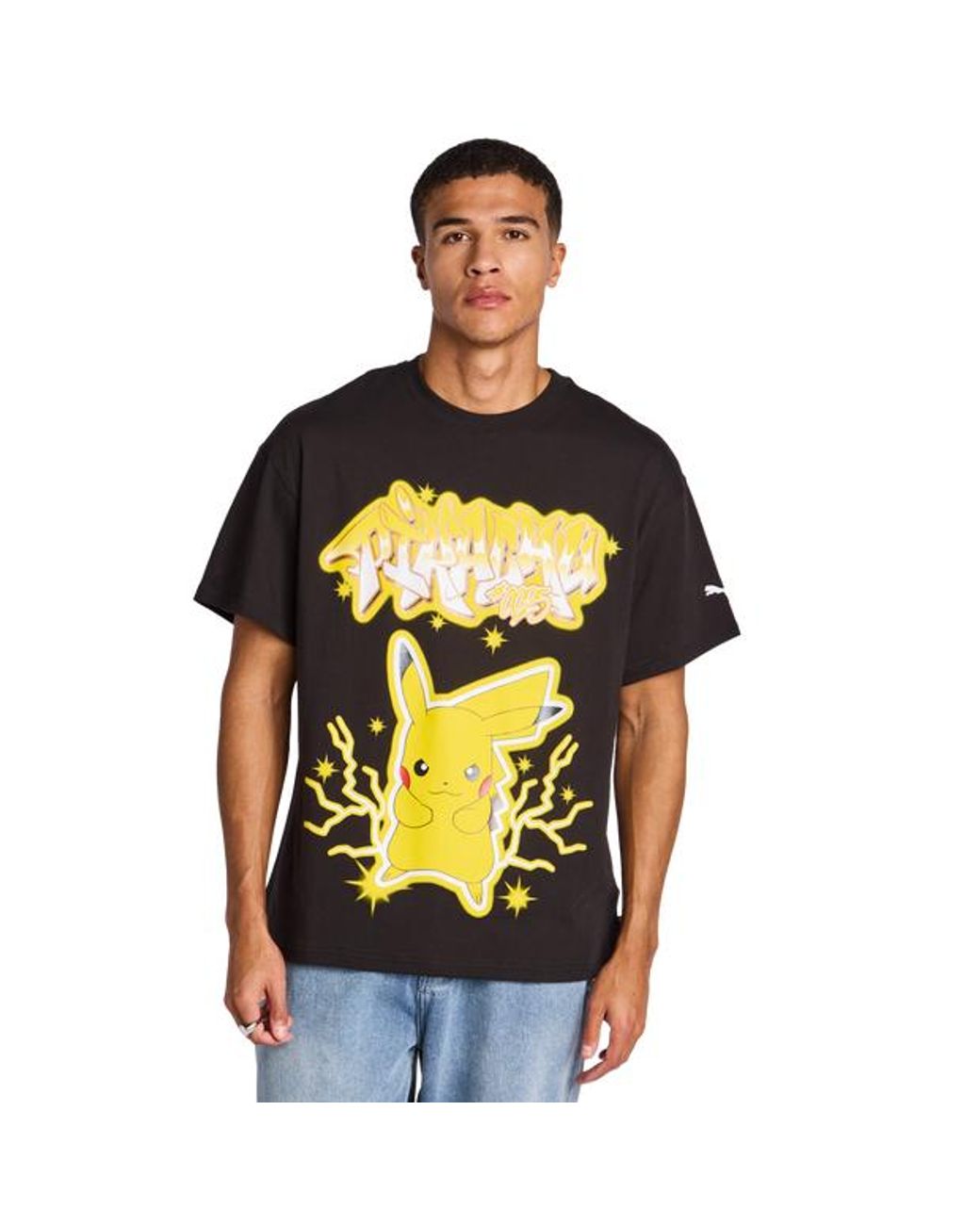PUMA Black X Pokemon T-Shirts for men