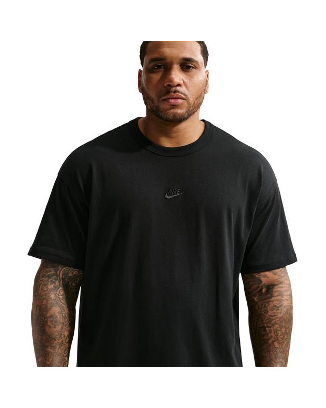 Nike Essential T-Shirts in het Black voor heren