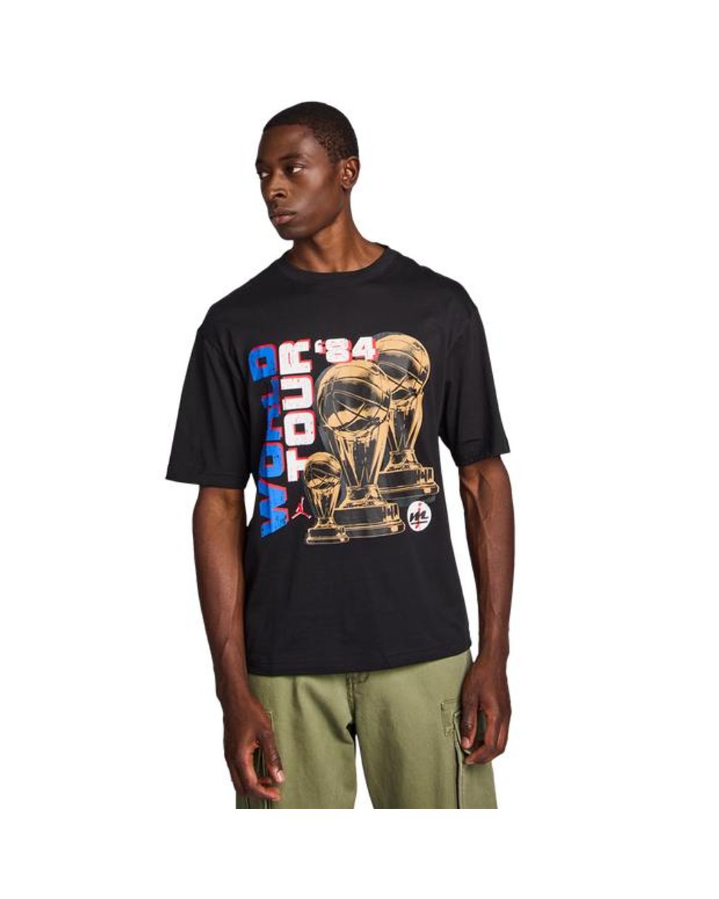 Nike Black World Tour T-Shirts for men