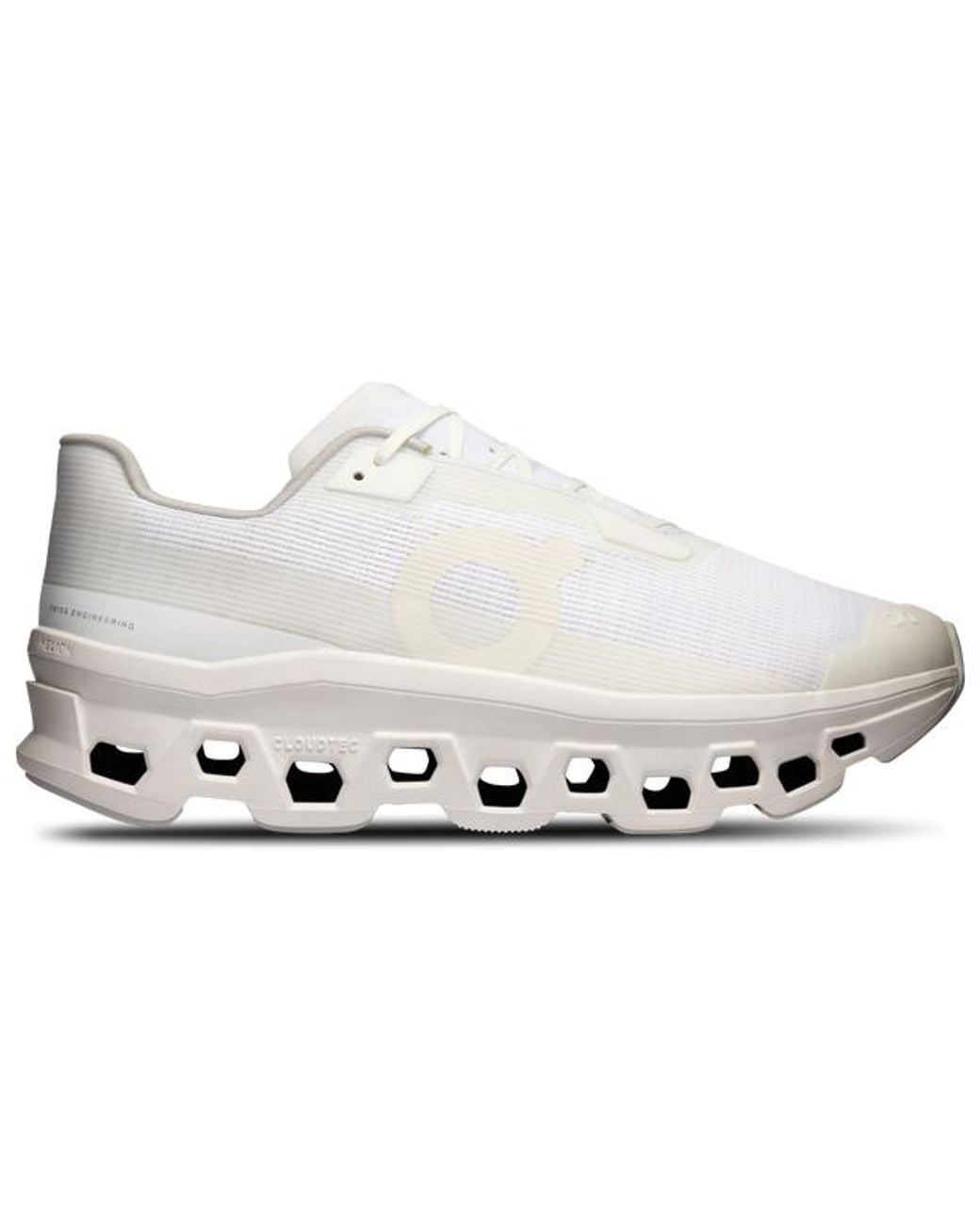 On Shoes White Cloudmster Sneakers for men