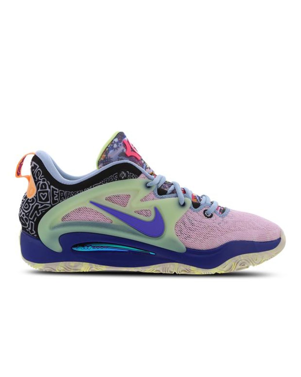 Blue and hot sale yellow kd shoes