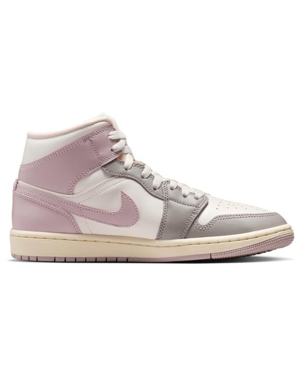 Nike Gray Aj1 Mid Sneakers