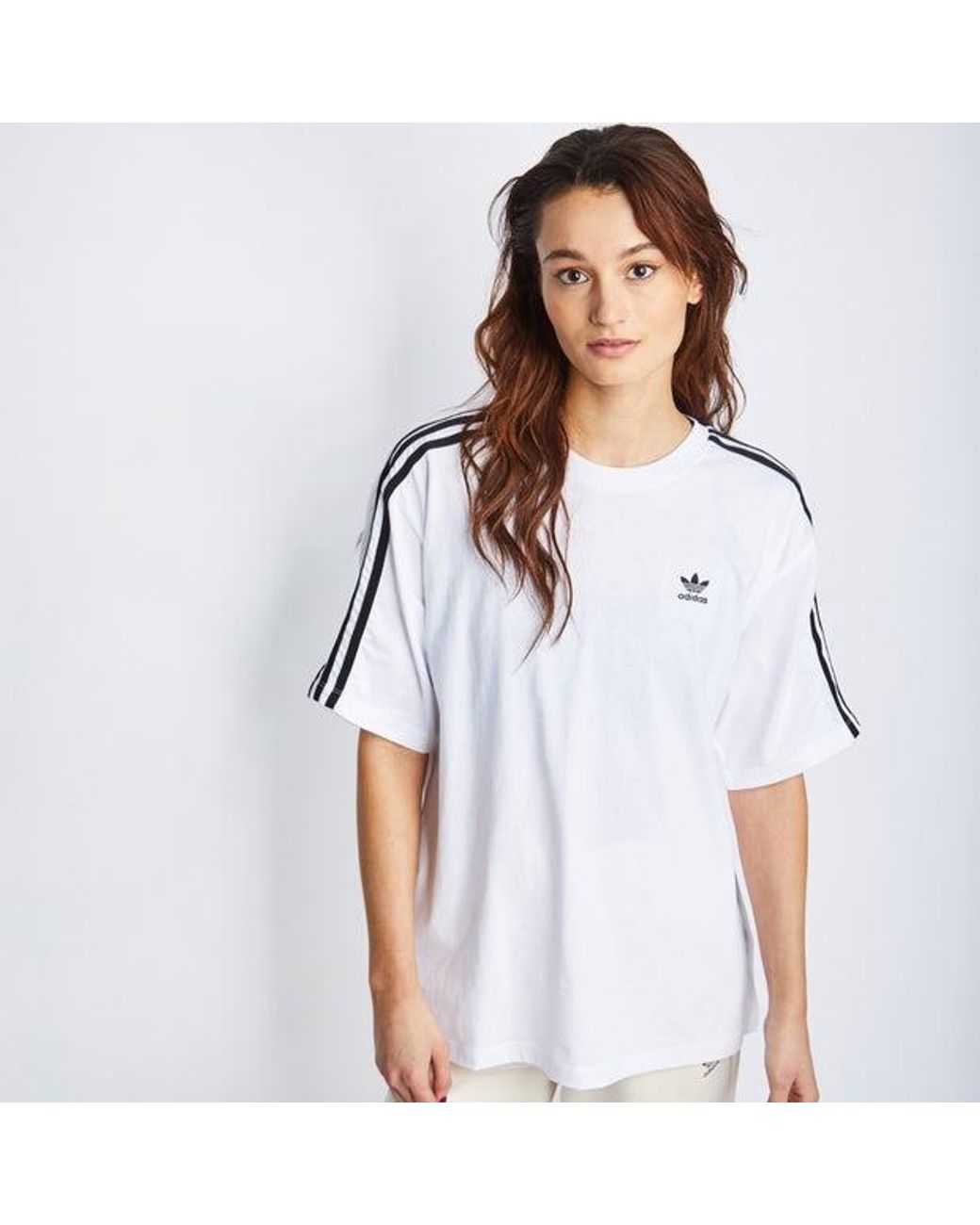 konstruktion Arab At øge adidas Adicolor Classics 3-stripes T-shirts in White | Lyst UK