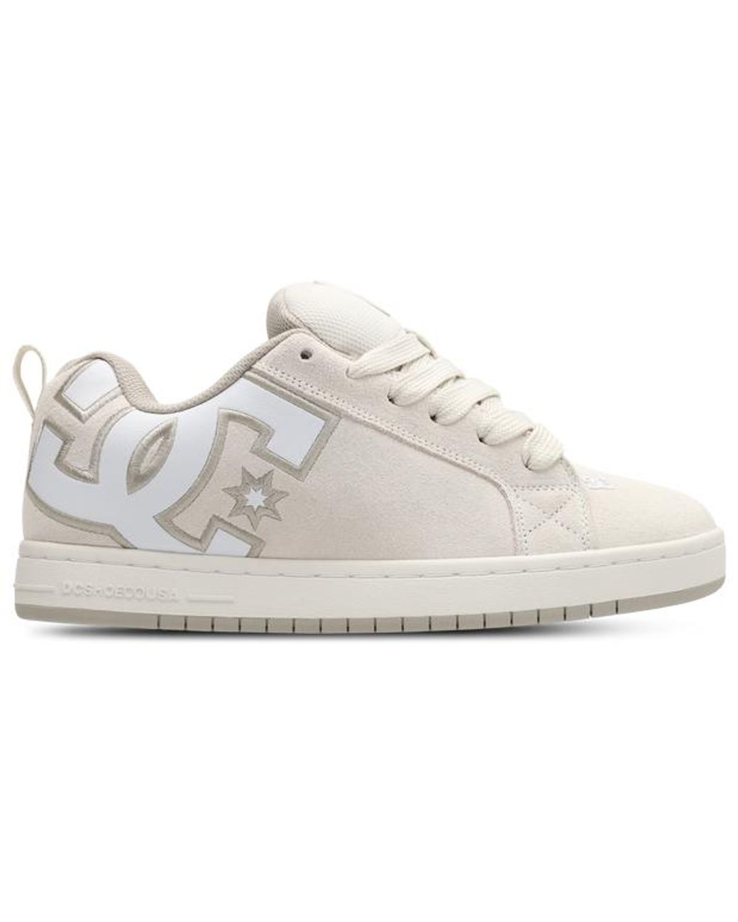 DC Shoes White Dc Sneakers Court Graffik Sneakers for men