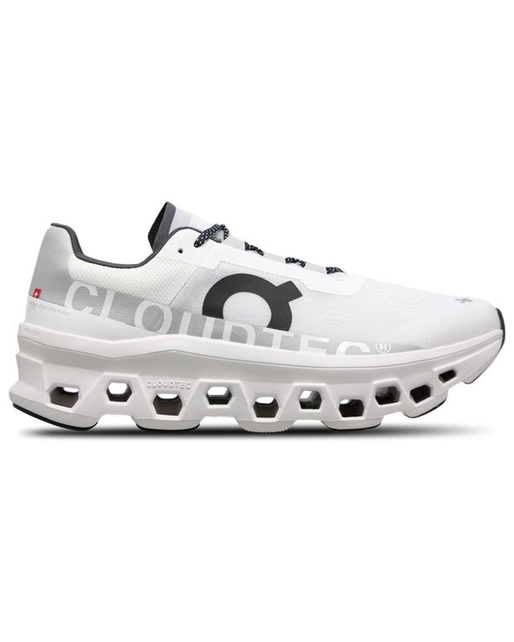 On Shoes White Cloudmster Sneakers for men