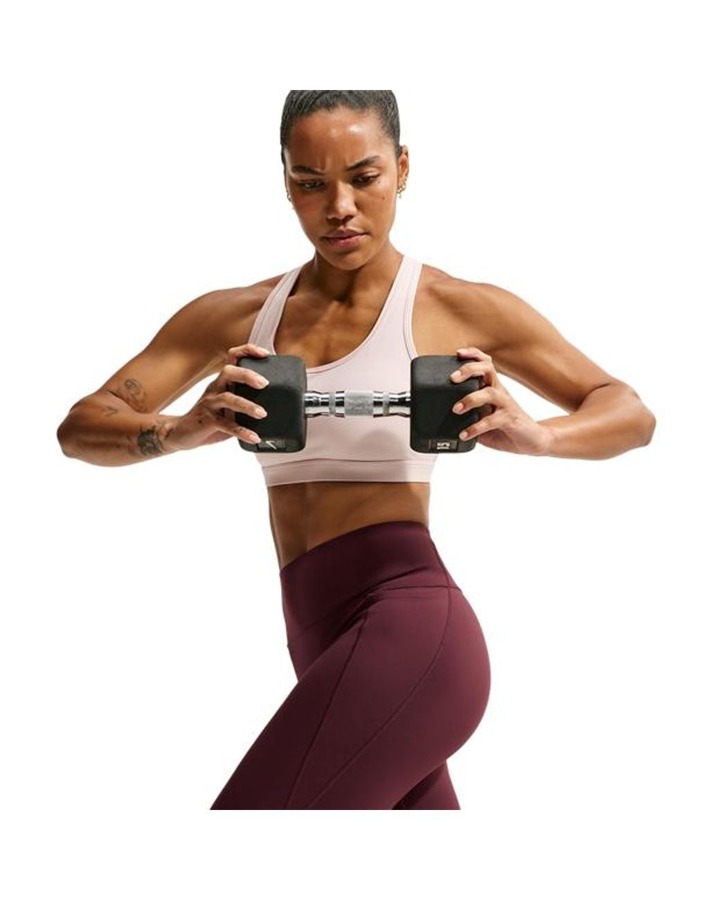 Nike Purple Universa High-Waisted 7/8 Leggings Leggings