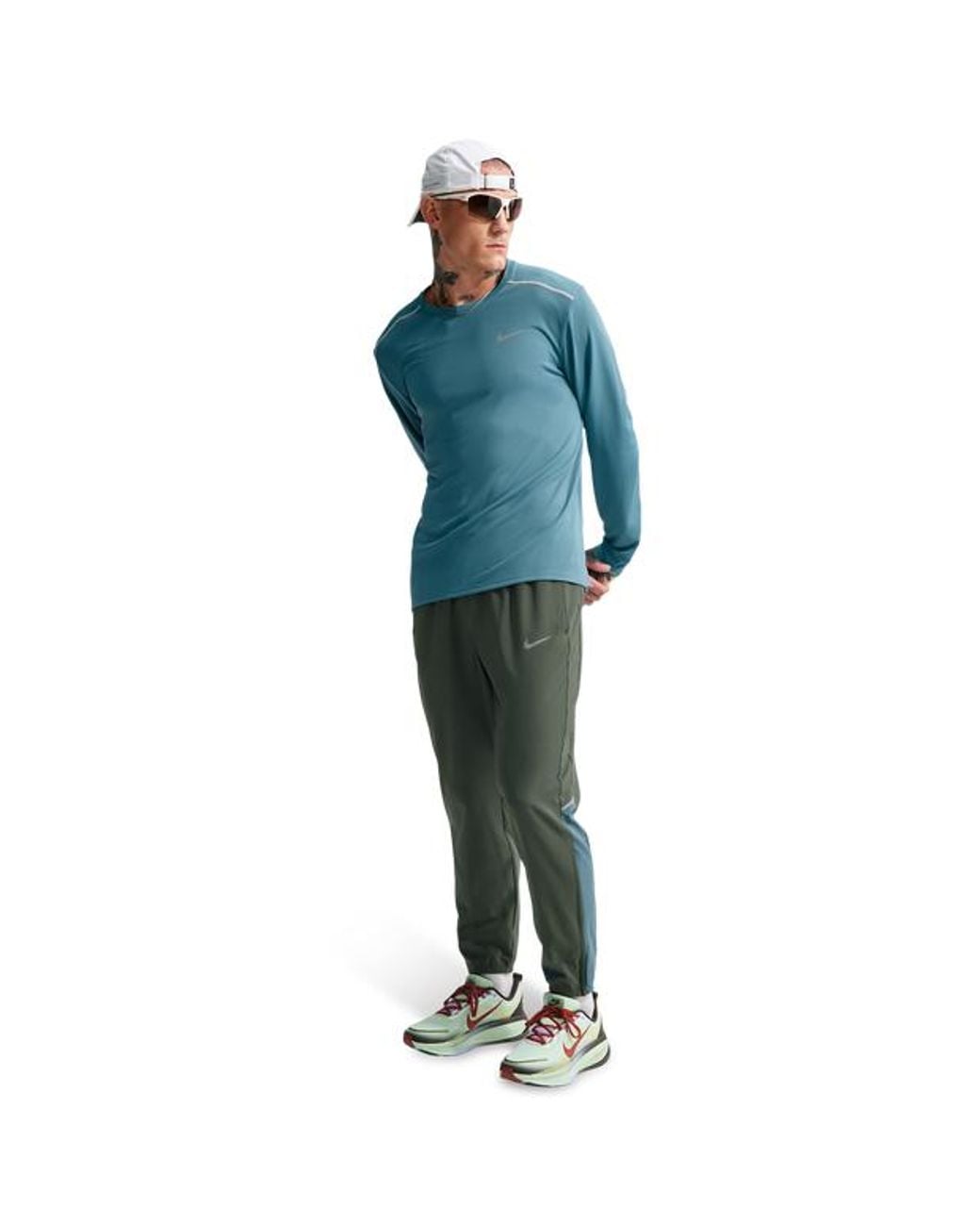 Nike Blue Miler Pants for men
