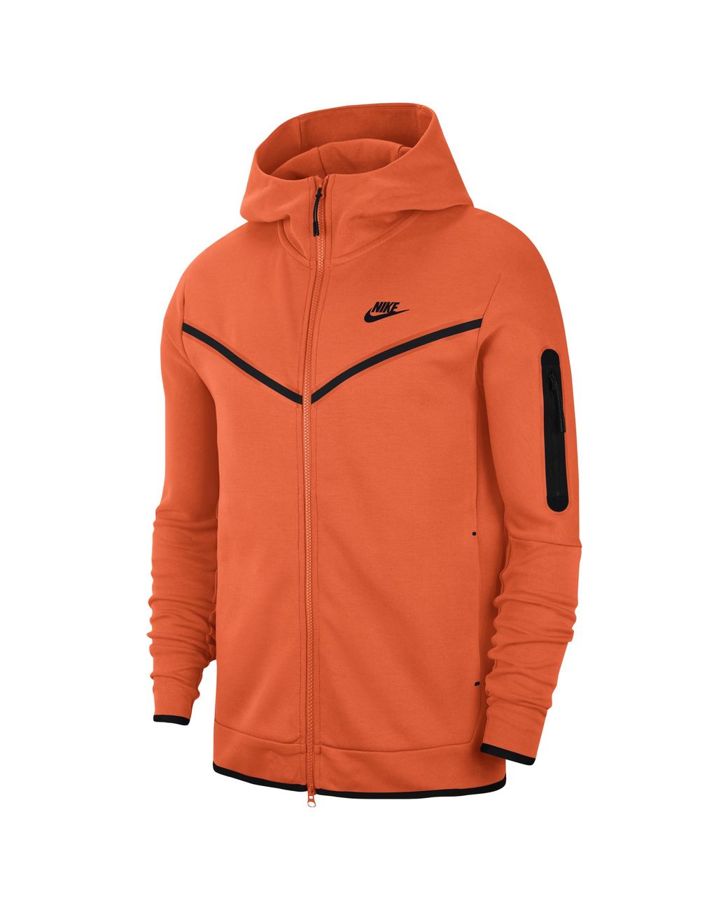 Nike Sportswear Tech Fleece Full-zip Hoodie (electro Orange) for Men | Lyst