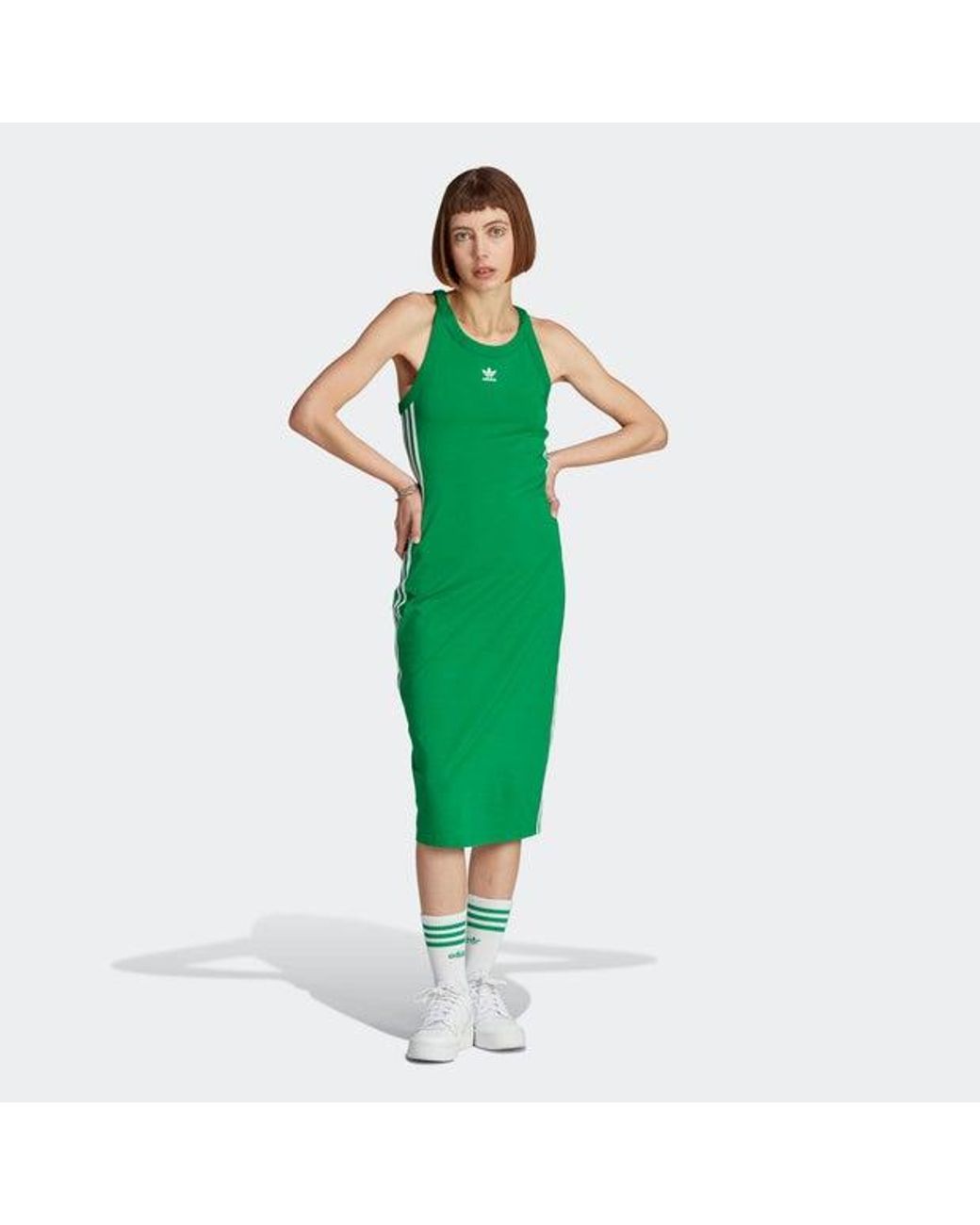 Adicolor Classics 3-Stripes Long di adidas in Verde | Lyst