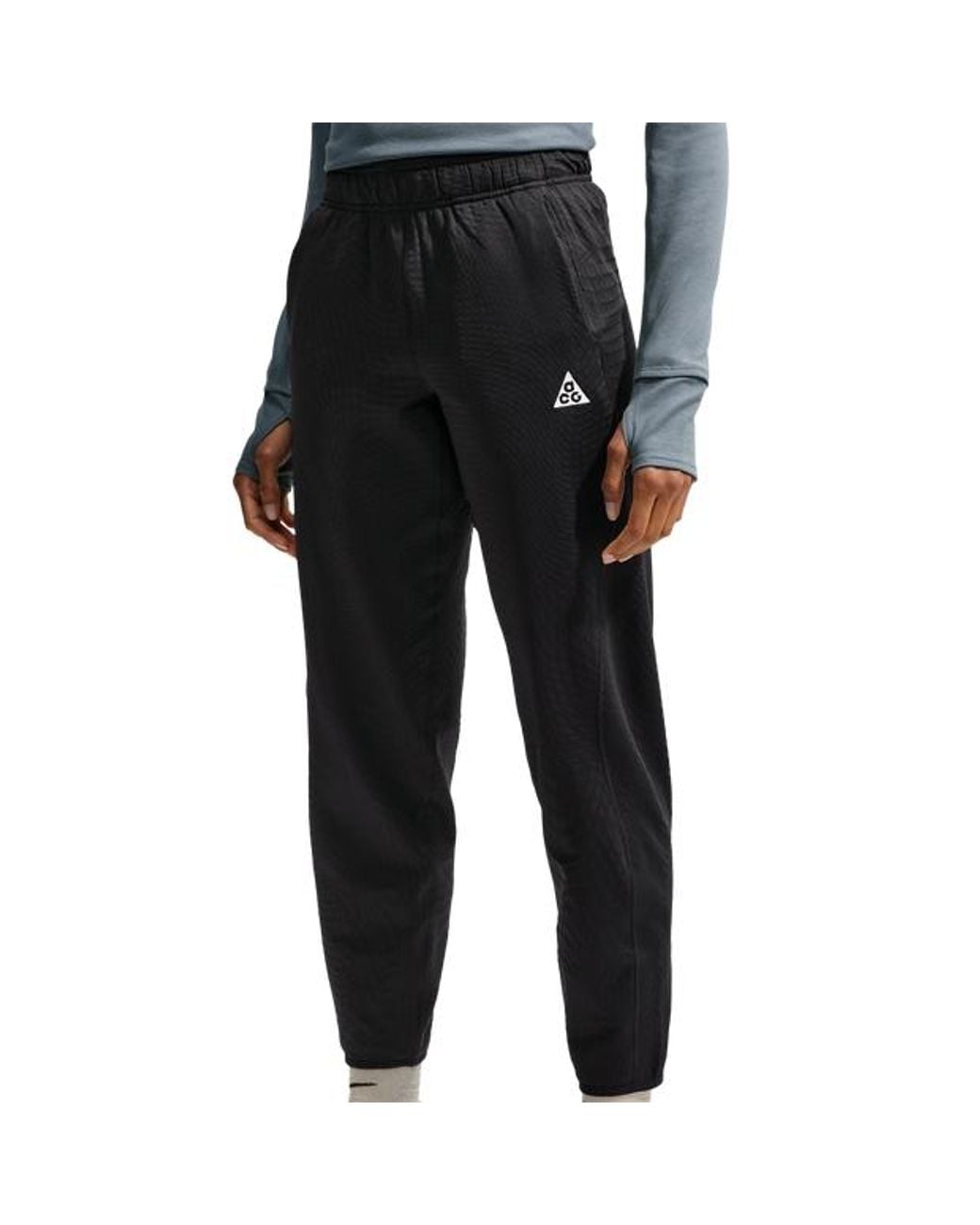 Nike Black Acg Wolf Grid Therma-Fit Hiking Trousers Pants