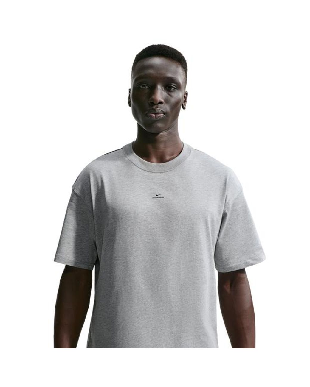 Nike Gray Standard Issue Dri-Fit Basketball T-Shirt T-Shirts for men