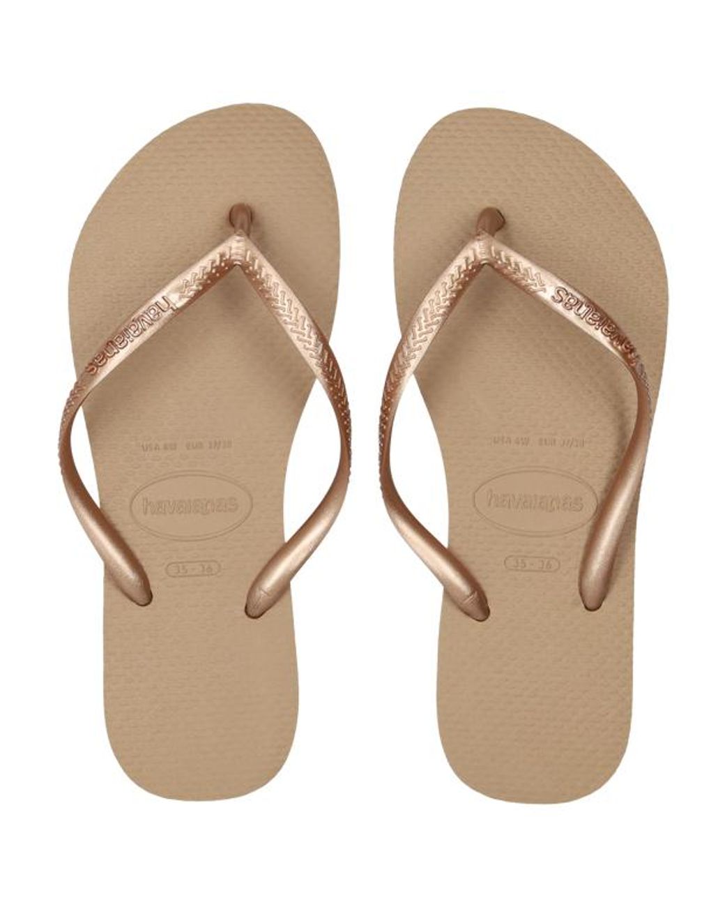 Havaianas Natural Slim Flip-Flops And Sandals