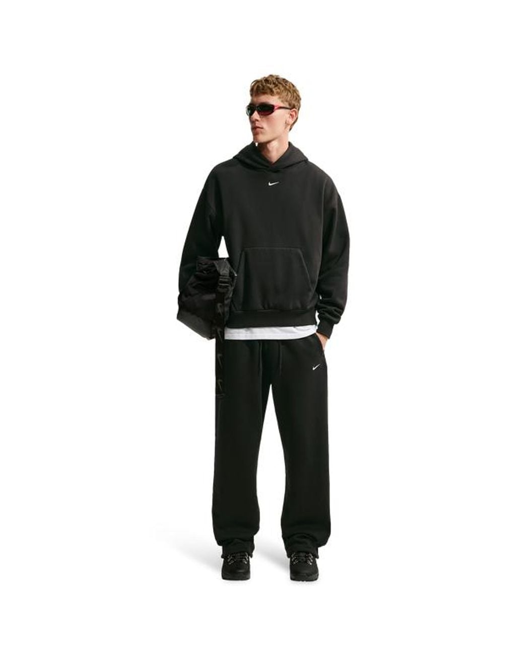 Nike Black Swoosh Pants for men