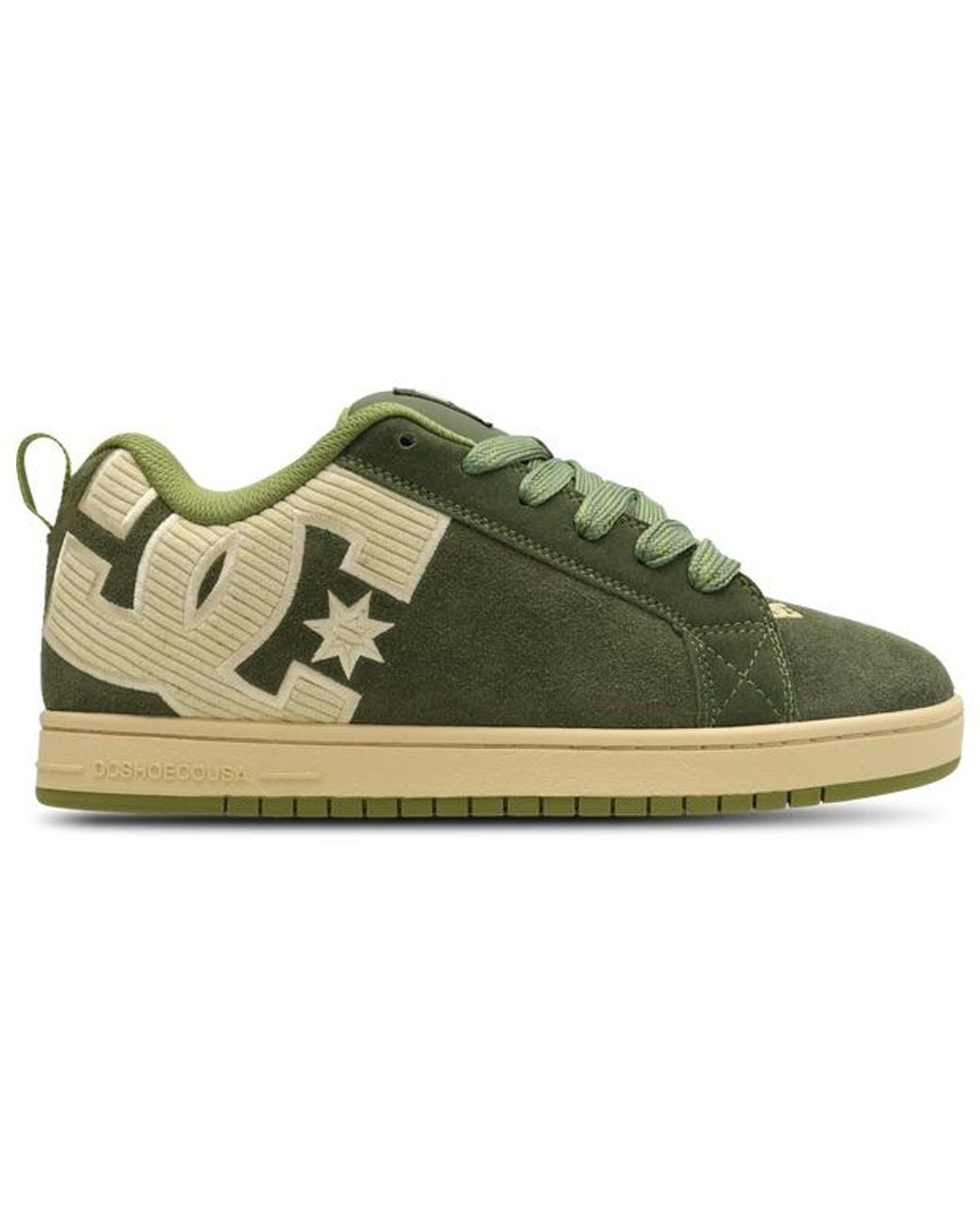 DC Shoes Green Dc Sneakers Court Graffik Sneakers for men