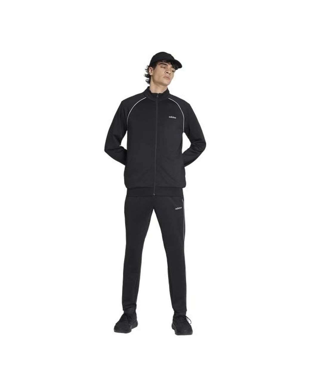 Adidas Black Tech Tracksuits for men