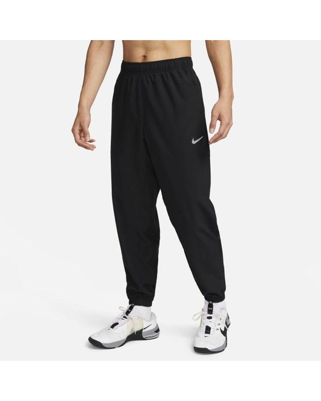 Nike Black Form Tapered Versatile Pants for men
