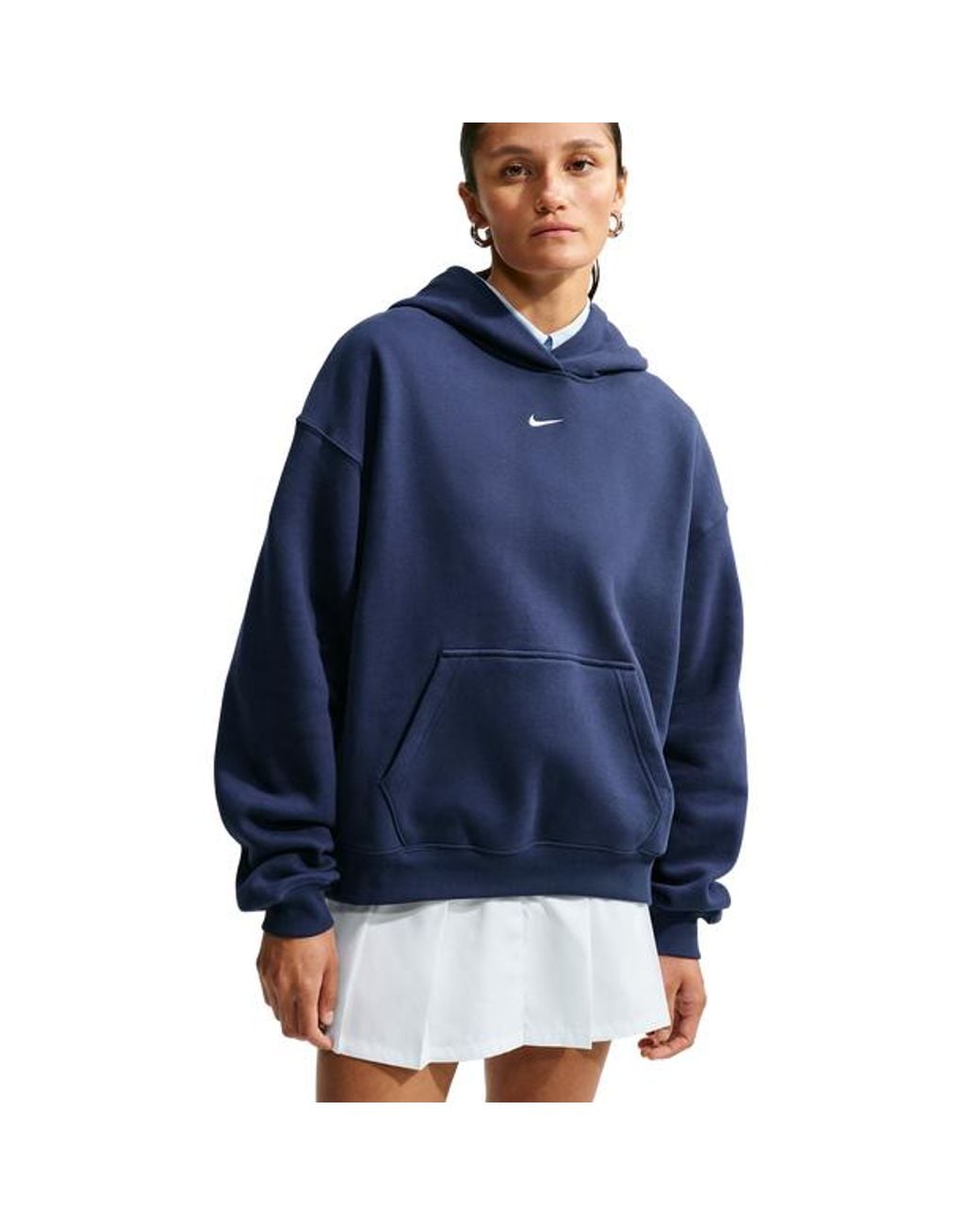 Nike Blue Fleece Hoodies