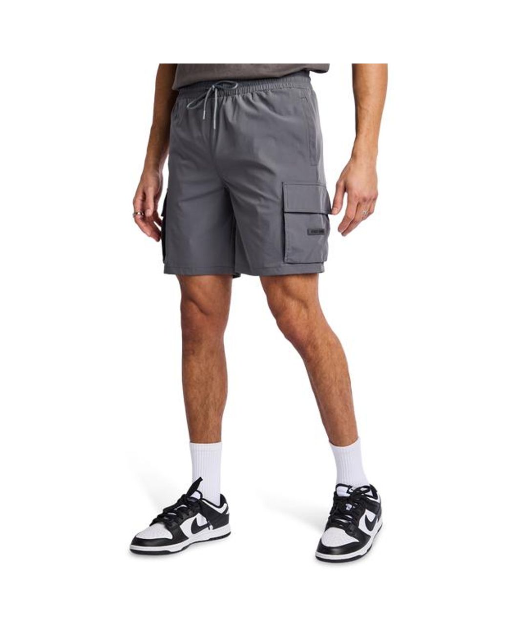 Street Cartel Blue Travelli Shorts for men