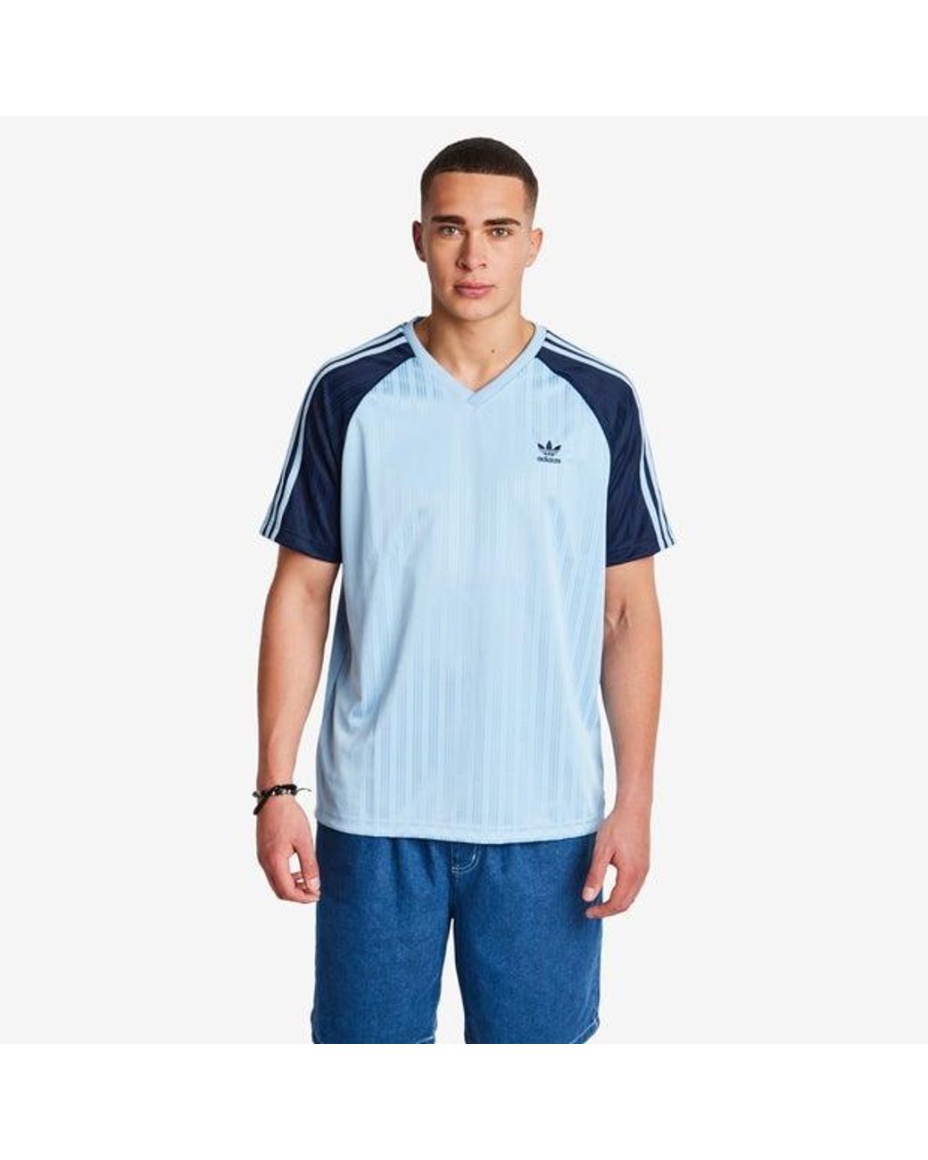 Superstar Hombre Camisetas adidas de hombre de color Azul Lyst