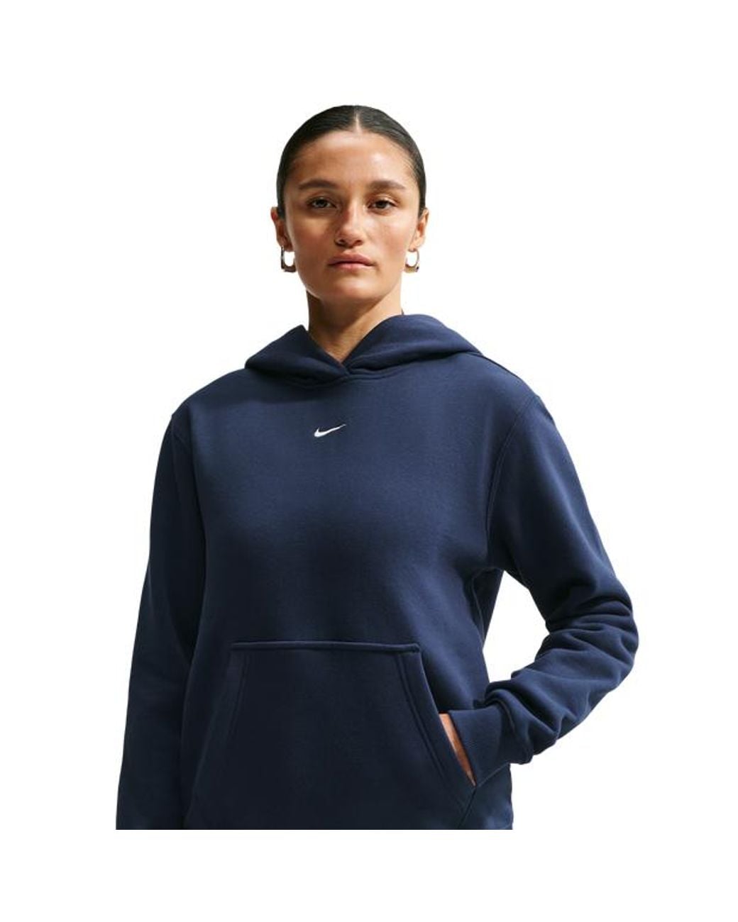 Nike Blue Fleece Hoodies